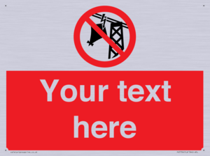 Custom prohibition do not fly kites near overhead electrical power lines